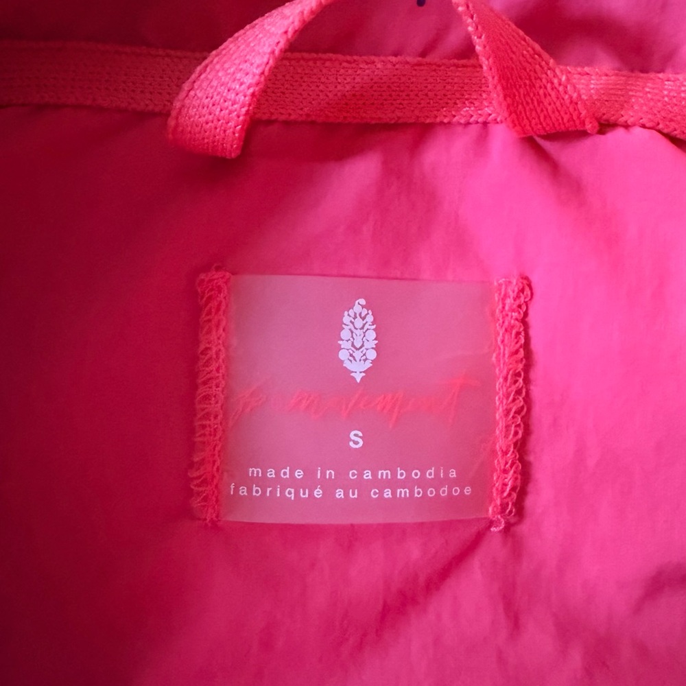 Free People Pink Fleece Journey Ahead Vest - Size S - Picture 5 of 10